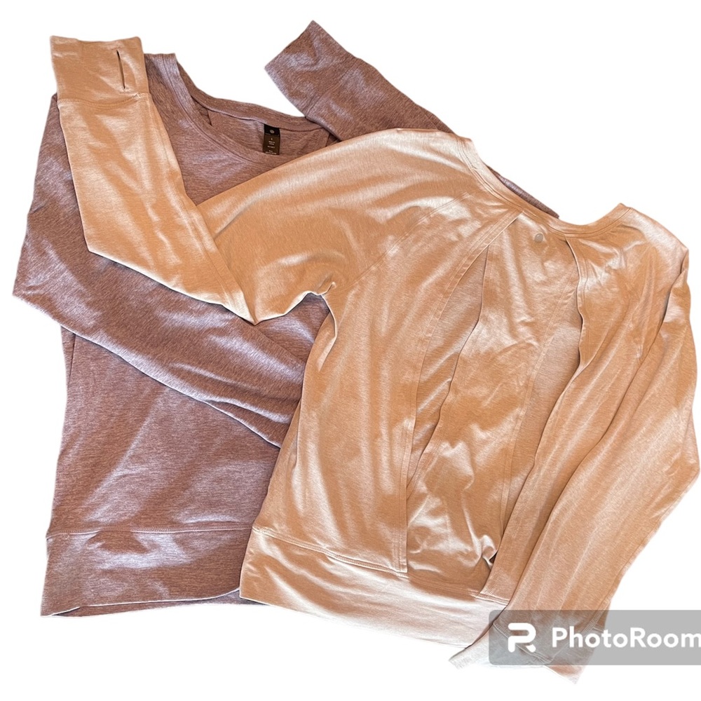Super fun yoga long sleeve tops with open backs!